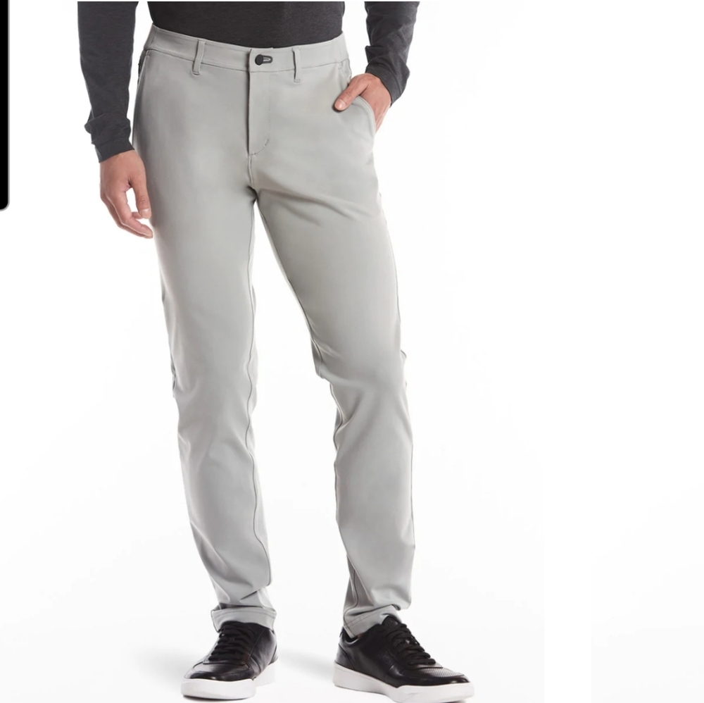 Men's Slim Chino Pants - Light Gray